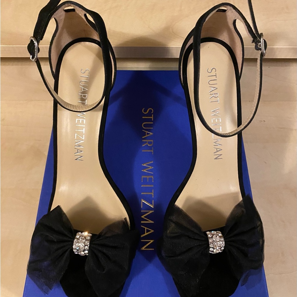 Stuart Weitzman Nudistcurve 85 Bow Stiletto